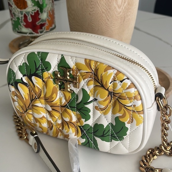 New! Tory Burch Floral Crossbody Bag - Picture 10 of 16